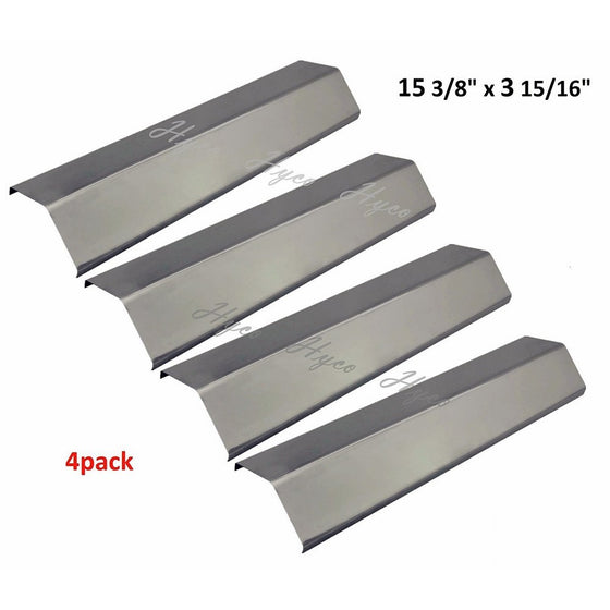 Vicool BBQ Gas Grill Heat Plate Stainless Steel Heat Shield for Grill King, Aussie, Charmglow, Brinkmann, Uniflame, Lowes Model Grills, hyJ231A (4-pack)