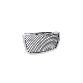 Spec-D Tuning HG-300C05C Chrysler 300 300C Front Chrome Mesh Honeycomb Grill Grille