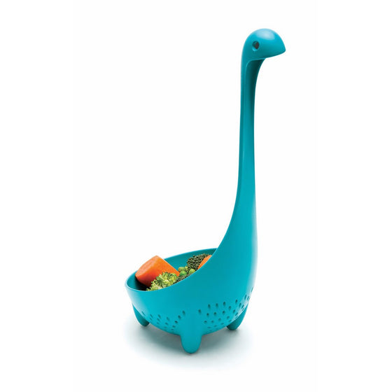 Ototo Mamma Nessie Colander Spoon, Turquoise