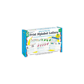 Carson-Dellosa Publishing 846035 Write-On/Wipe-Off Print Alphabet Letters Activity Set, Ages 4 and Up (CDP846035)