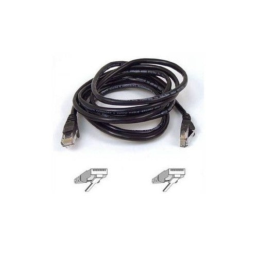 Belkin 15ft CAT5E Black Patch Cord Snagless (A3L791-15-BLK-S)