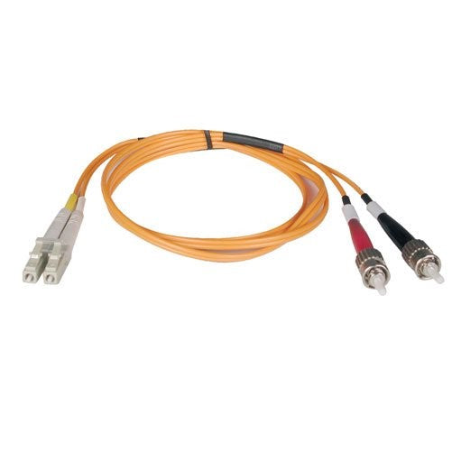 Tripp Lite Duplex Multimode 62.5/125 Fiber Patch Cable (LC/ST), 3M (10-ft.)(N318-03M)