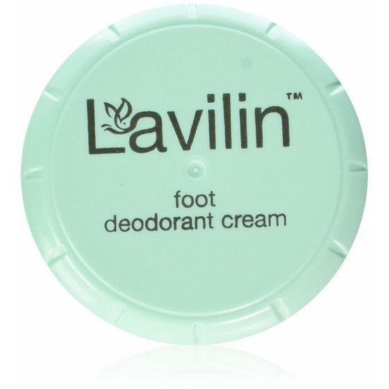 Lavilin Foot Care Award Winning Foot Deodorant Cream, 12.5 Grams