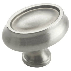Amerock BP26127-G10 Manor Knob 1-by-1/2-Inch, Satin Nickel