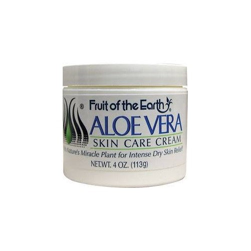 Fruit of the Earth Aloe Vera Cream 4 Oz. Jars(2 Pack)