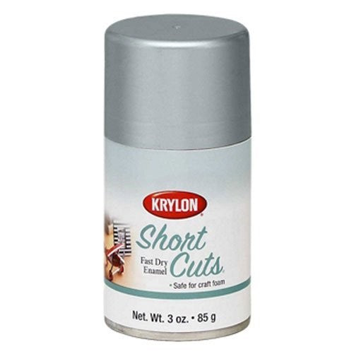 Krylon KSCS032 Short Cuts Aerosol Spray Paint, 3-Ounce, Chrome