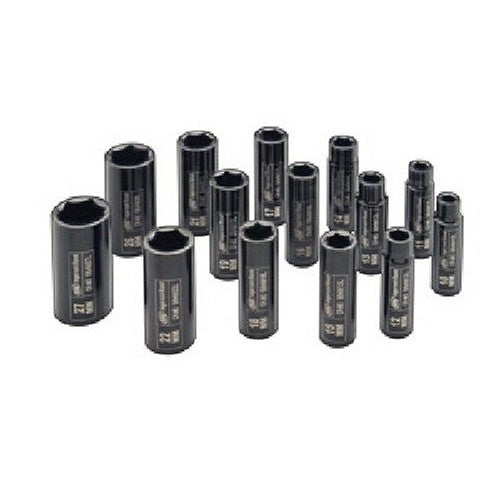 Ingersoll Rand SK4M14L 1/2-Inch 14 Piece Deep Metric Impact Socket Set