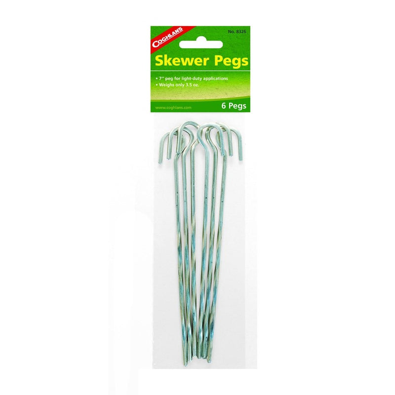 Coghlan's Steel Skewer Tent Pegs, 7-Inch