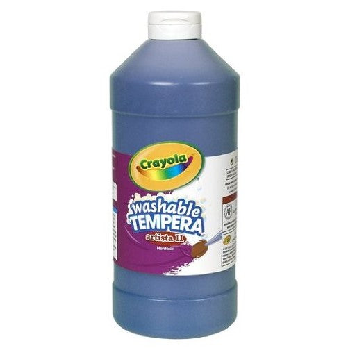 Crayola Blue Washable Tempera Paint, 32-Ounce