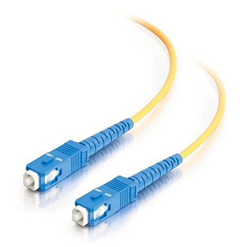 C2G/Cables to Go 37132 SC/SC Simplex 9/125 Single-Mode Fiber Patch Cable (10 Meters, Yellow)