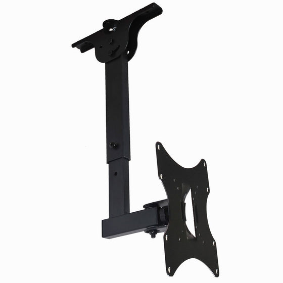 VideoSecu LCD TV Monitor Ceiling Mount Fits Most 23"-37" LCD LED Flat Panel Display with VESA 200/200x100, Fit Flat and Vaulted Ceiling ML406AB 1LH
