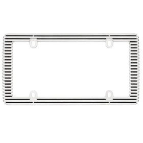 Cruiser Accessories 58350 Billet License Plate Frame, Chrome/Black