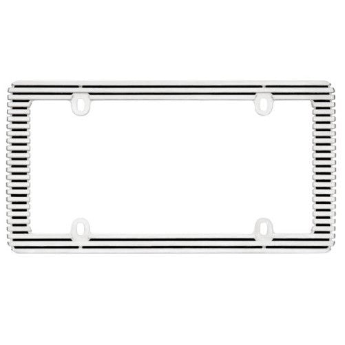 Cruiser Accessories 58350 Billet License Plate Frame, Chrome/Black