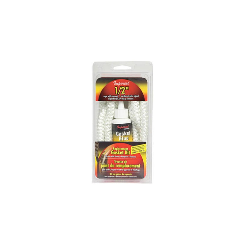 UNITED STATES HDW/U S HA Gasket Rope Kit, 1/2 x 6'
