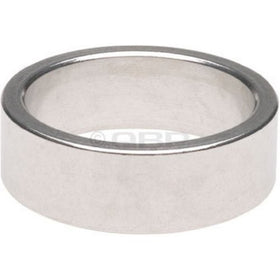 Wheels Manufacturing 1-Inch Spacer (Silver/10mm, Bag of 5)