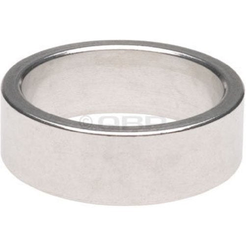 Wheels Manufacturing 1-Inch Spacer (Silver/10mm, Bag of 5)