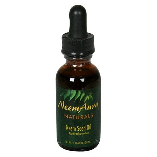 Neemaura Naturals Neem Seed Topical Oil, 1-Ounce (30 ml), (Pack of 2)