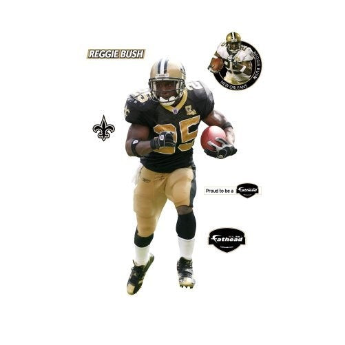 Reggie Bush New Orleans Saints Wall Decal