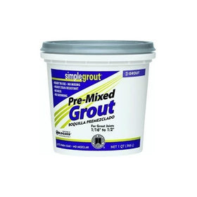 Custom PMG09QT 1-Quart Simple Premium Grout, Natural Gray