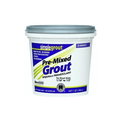 Custom PMG09QT 1-Quart Simple Premium Grout, Natural Gray