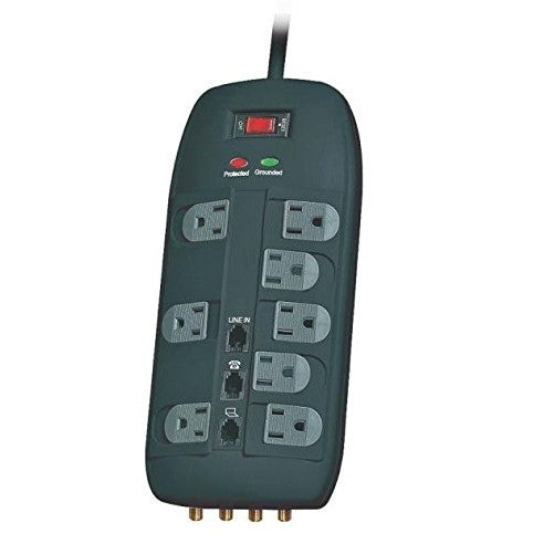 POWER ZONE OR503118 Surge Protector 8 Outlet with 4320J Strip