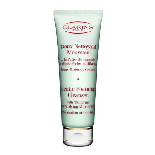 Clarins Gentle Foaming Cleanser with Tamarind and Purifying Micro Pearls for Unisex, 4.4 Ounce