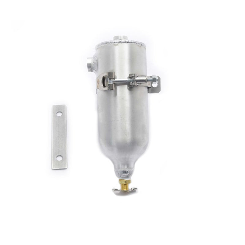 Canton Racing 80-205 Aluminum Catch Tank 24 Oz Drag Race 3/8" Ports & Petcock, 1 Pack