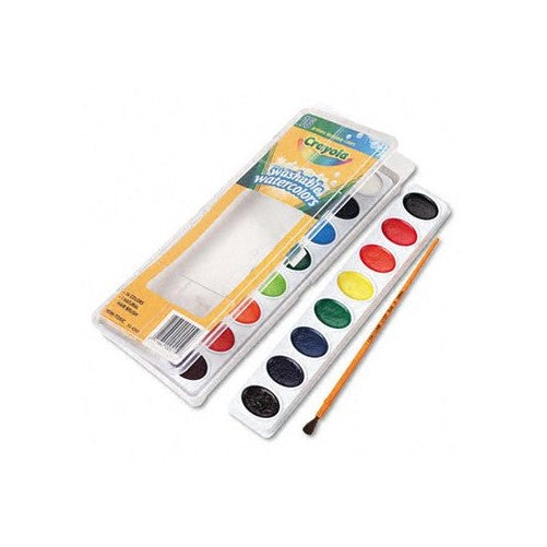 Crayola Washable Watercolor Paint WATERCOLORS,16CT,AST (Pack of20)