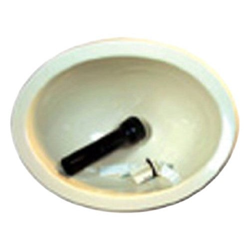 LaSalle Bristol 16 156PP 10" x 13" Ivory Oval Lavatory with Co Plug