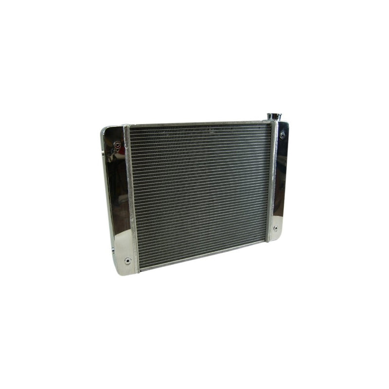 PRW 5401931 Aluminum Radiator with Polished End Tank and Top Cover for GM
