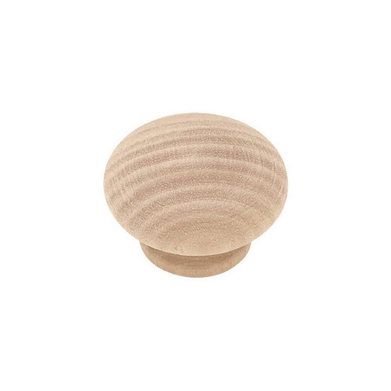 Liberty P10513L-BIR-U 1-1/2 Wood Round Kitchen Cabinet Hardware Knob, 2-Pack