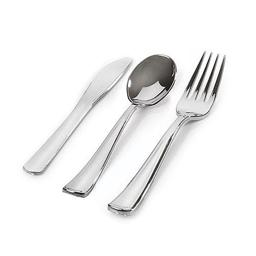 Sensations Cutlery Assorted Metallic, 24 ct