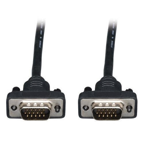 Tripp Lite Low Profile VGA Coax Monitor Cable High Resolution cable with RGB coax (HD15 M/M) 3-ft.(P502-003-SM)