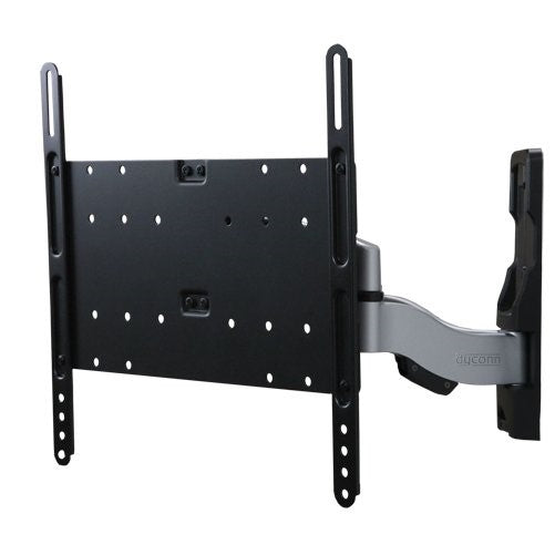 Dyconn Invisible XL IN442 Ultra Slim Low Profile Articulating LCD LED PLASMA Dual Arm Wall Mount for 26-Inch to 52-Inch TVs, Panels, Screens, Displays, Supports up to VESA 400 x 400 with Cable Mangement - Slim Profile from Wall