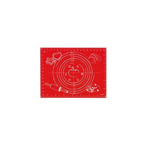 Orka Red Silicone Small Pastry Baking Mat