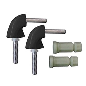 Bemis HK84 047 Toilet Seat Hinge/Hardware Kit, Black