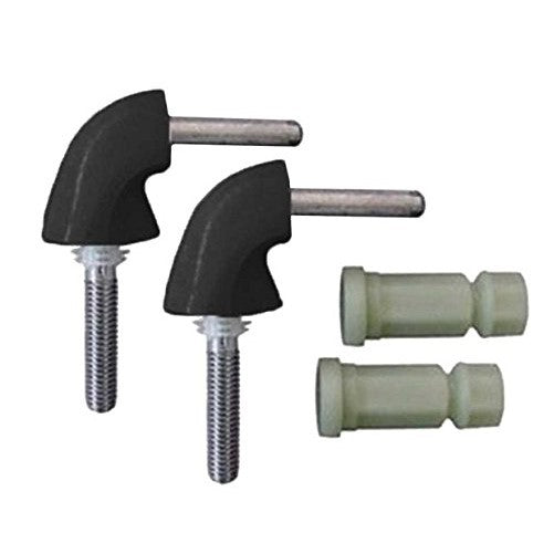 Bemis HK84 047 Toilet Seat Hinge/Hardware Kit, Black