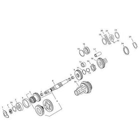 Andrews Mainshaft 3RD Gear Big Twin Panhead Shovelhead