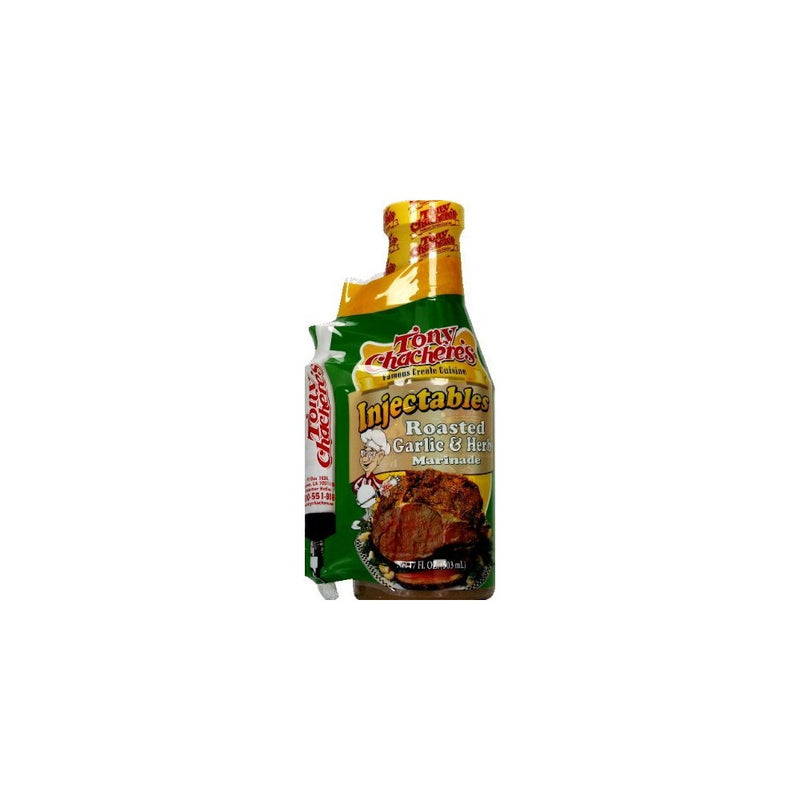 Tony Chachere's Marinade Roasted Garlic & Herb W/Injector - 17 oz