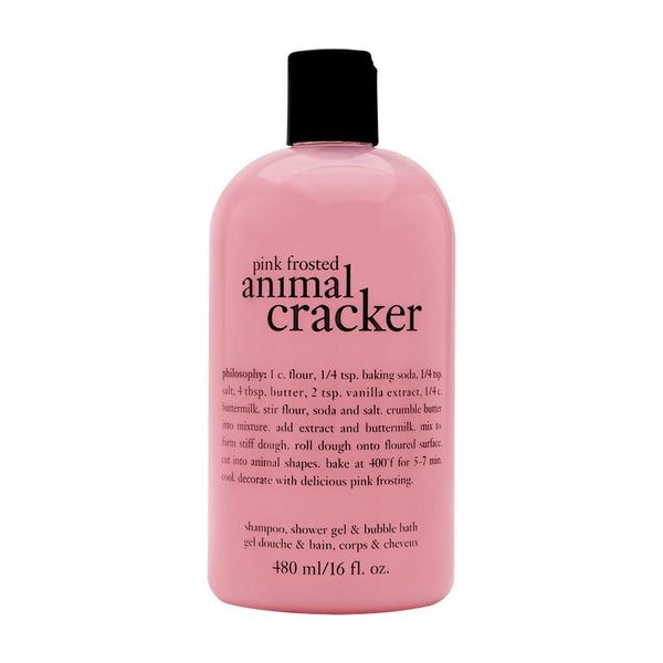 Philosophy Pink Frosted Animal Cracker (Shampoo, Shower Gel and Bubble Bath)16 fl. oz.