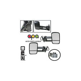 Spec-D Tuning RMX-C1088-P-FS Chevy Ck 1500 Ck 2500 3500 Black Power Towing Side Mirrors Tahoe