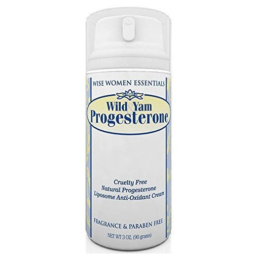 Wise Essentials Wild Yam & Progesterone Cream Non Toxic With Chaste Tree Berry -For Menopause and Mid life Changes. 3 oz - Paraben Free -Fragrance Free - Doctor Recommended