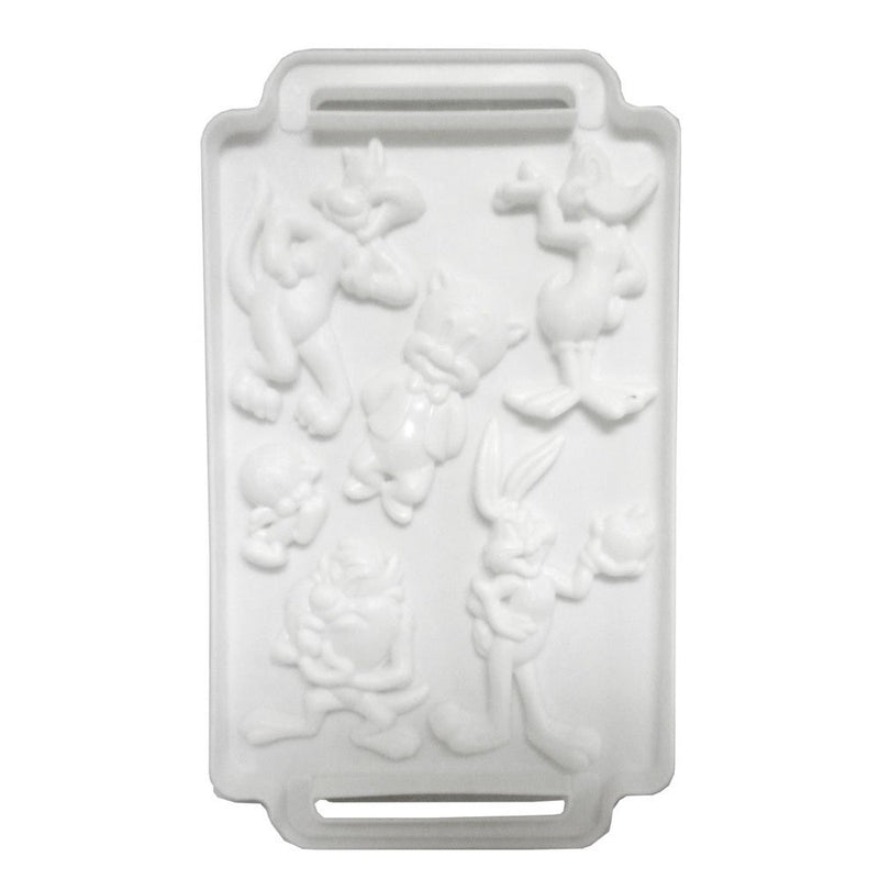 Looney Tunes toons plastic jello Gelatin Candy ICE TRAY Cube Mold - Daffy Duck Sylvester cat, Tweety Bird, Porky Pig, Taz, Bugs Bunny