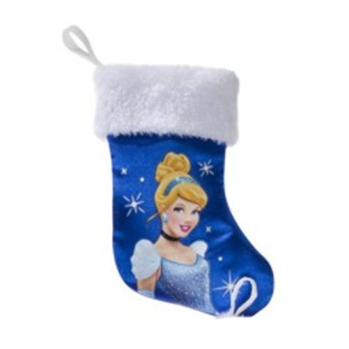 8" Blue Mini Holiday Princess Stocking - Cinderella