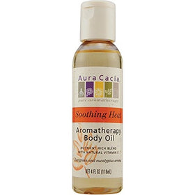 Aura Cacia Aromatherapy Body Oil Warming Balsam Fir 4 fl oz 118 ml
