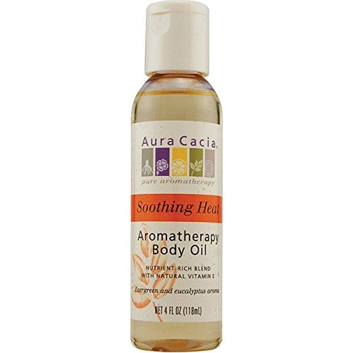 Aura Cacia Aromatherapy Body Oil Warming Balsam Fir 4 fl oz 118 ml