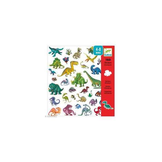 Djeco DJ08843 Stickers-Dinosaurs Novelty