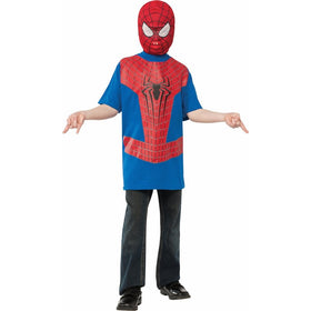 The Amazing Spider-man 2, Spider-man Costume Top and Mask, Child Small