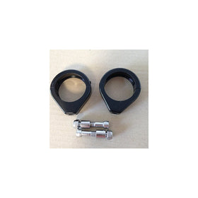 Motorcycle Motorcycle Turn Signal Clamps For Harley Softail Mount Bracket 49Mm Fork Tube Bk