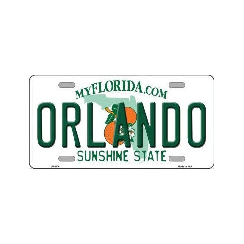 Smart Blonde LP-6006 Orlando Florida Novelty Metal License Plate